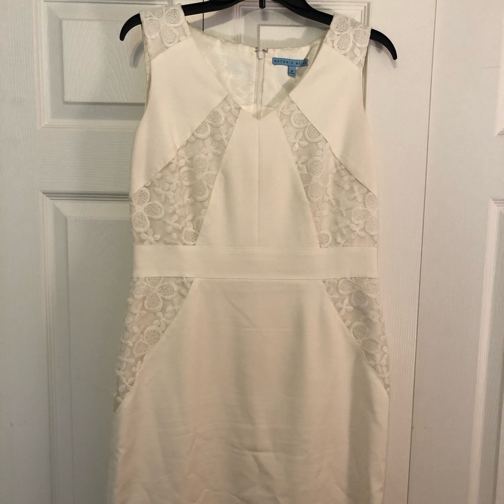 Antonio Melani White Formal Dress